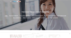 Desktop Screenshot of paidfocusgroup.net